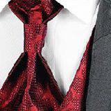 Mode für den Bräutigam - Krawatte, Plastron