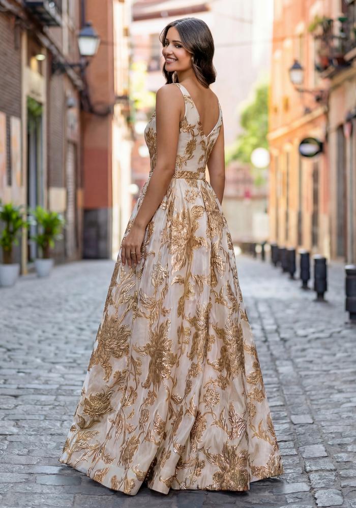 CK champagne gold back