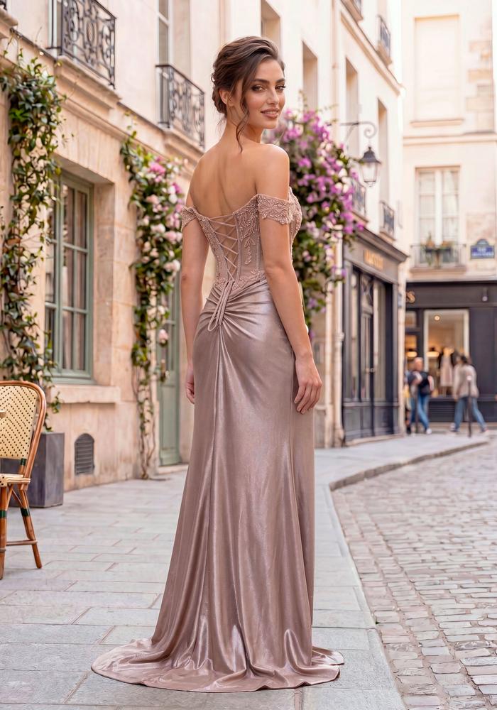 CK glitter gold back